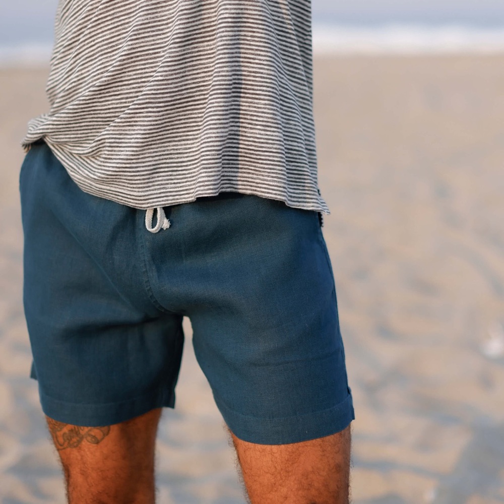 NWT XL Alex Crane Bo Linen Shorts